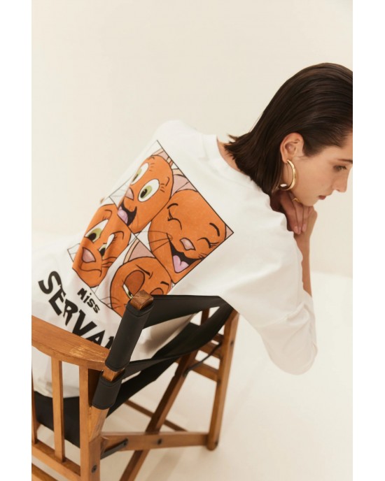 Hemithea Cheetah T-shirt Miss Serval Μπλούζα