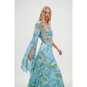 Hemithea Bee Sky Blue Τοπ