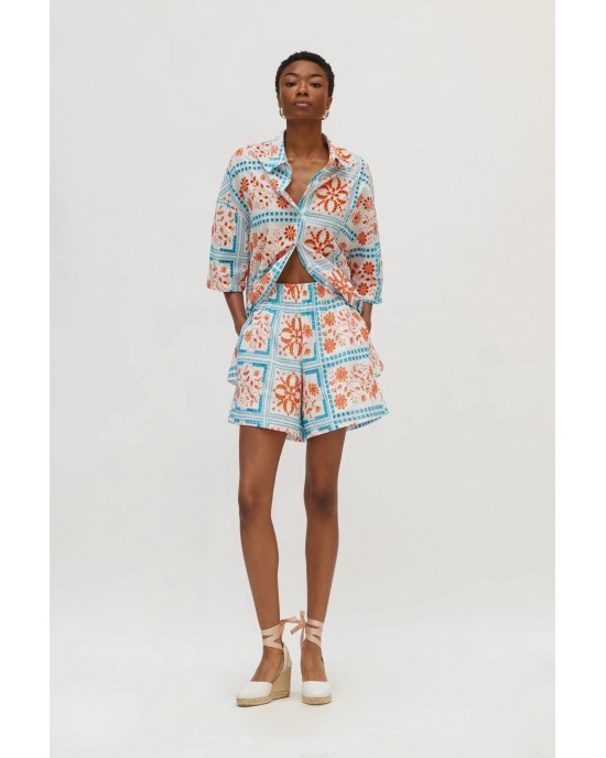 Hemithea Toulouse Capri Blue Σορτς