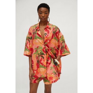 Hemithea Toulouse Coral Σορτς