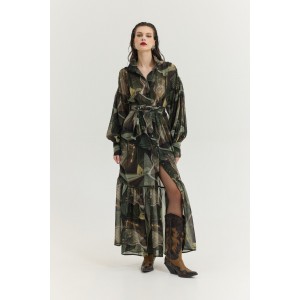 Hemithea Bramble Khaki Φόρεμα