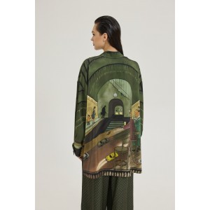 Hemithea Cardhu Khaki Πουκάμισο