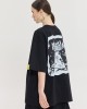 Hemithea Cheetah Space T-shirt Black Μπλούζα