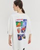 Hemithea Cheetah One Day At Miragia T-shirt Off White Μπλούζα