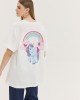 Hemithea Cheetah Pony T-shirt Off White Μπλούζα