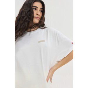 Hemithea Cheetah Tubes T-shirt Off White Μπλούζα