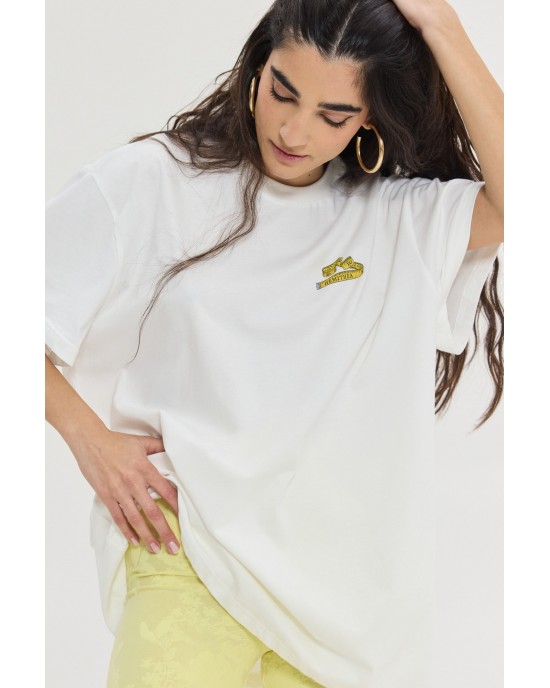 Hemithea Cheetah Sewing Box T-shirt Off White Μπλούζα