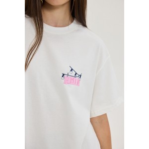 Hemithea Cheetah Semedaki T-shirt White Μπλούζα