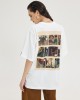 Hemithea Cheetah T-shirt Mystery Munchers Comic White Μπλούζα