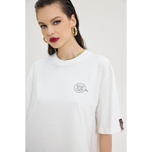 Hemithea Cheetah T-shirt Mystery Munchers Comic White Μπλούζα