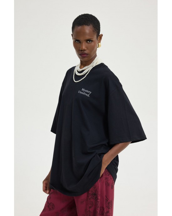 Hemithea Cheetah T-shirt Hemithea News Black Μπλούζα