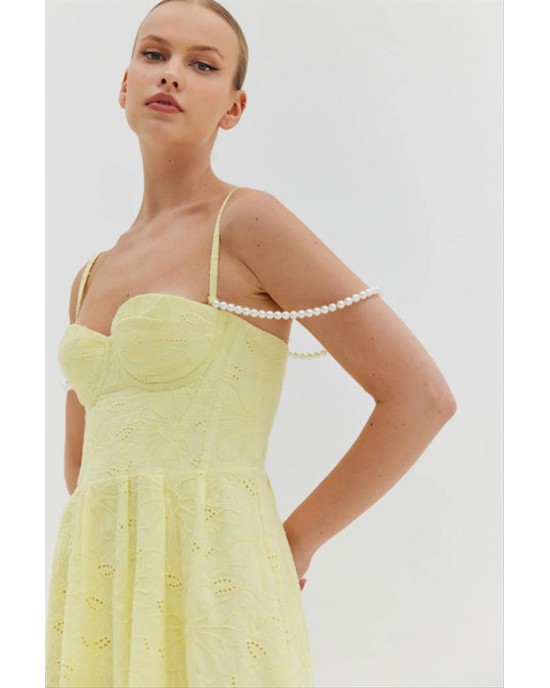 Hemithea Crystal Banana Yellow Φόρεμα Hemithea Crystal Banana Yellow Φόρεμα