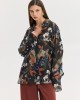 Hemithea Heather Dark Blue Πουκάμισο