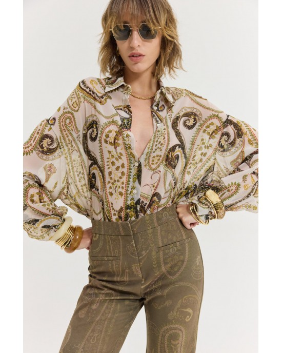 Hemithea Heather Golden Fields Cream Πουκάμισο Hemithea Heather Golden Fields Cream Πουκάμισο