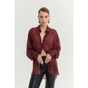 Hemithea Heather Happily Ever After Red Πουκάμισο