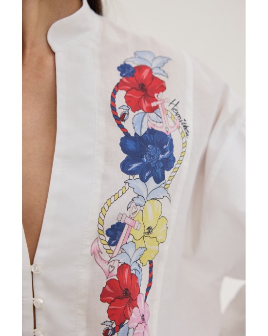 Hemithea Isley White Μπλούζα