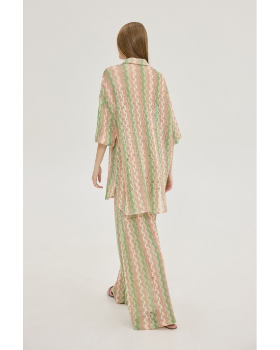 Hemithea Janna Green Πουκάμισο