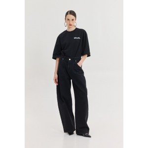 Hemithea Libra Denim Black Παντελόνι