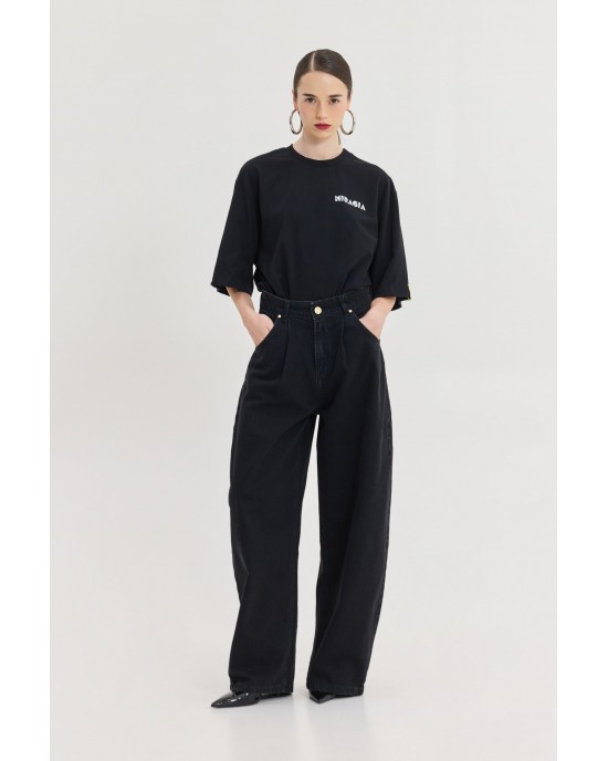 Hemithea Libra Denim Black Παντελόνι