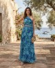 Hemithea Dalia Dark Blue Maxi Φούστα