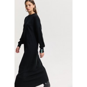 Hemithea Milkway Knitted Black Φόρεμα