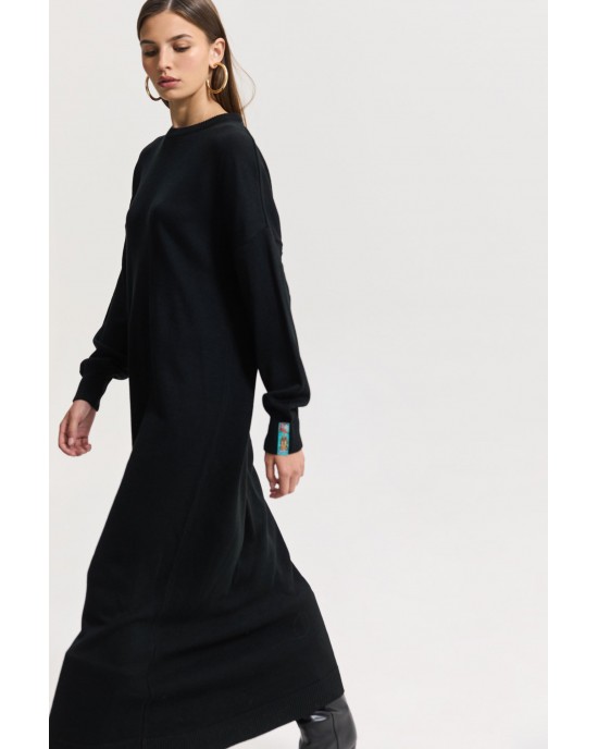 Hemithea Milkway Knitted Black Φόρεμα