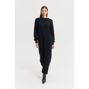 Hemithea Milkway Knitted Black Φόρεμα