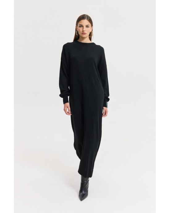 Hemithea Milkway Knitted Black Φόρεμα