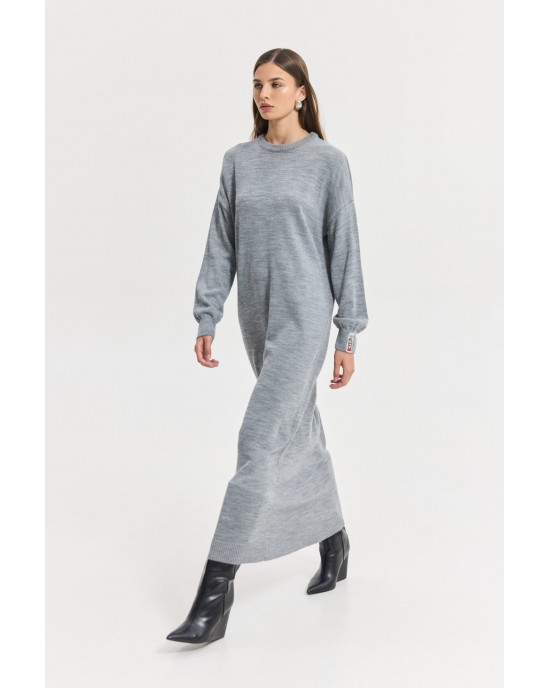 Hemithea Milkway Knitted Grey Φόρεμα