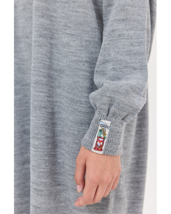 Hemithea Milkway Knitted Grey Φόρεμα