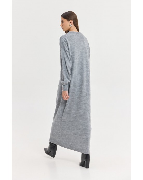 Hemithea Milkway Knitted Grey Φόρεμα
