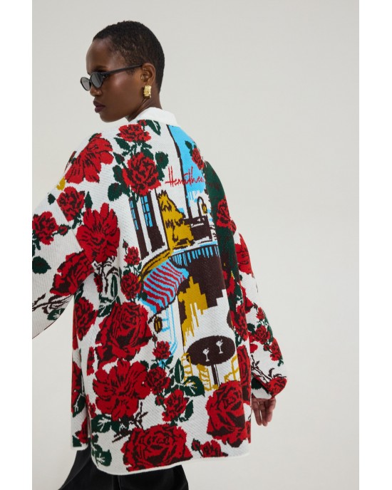 Hemithea Old Fashioned Red Ζακέτα