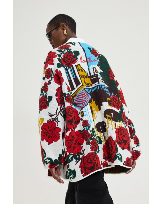 Hemithea Old Fashioned Red Ζακέτα