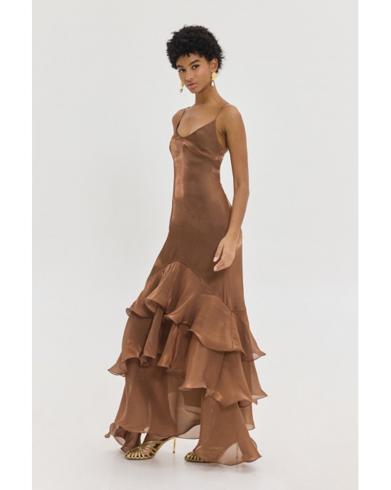 Hemithea Olsi Brown Φόρεμα