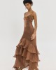 Hemithea Olsi Brown Φόρεμα