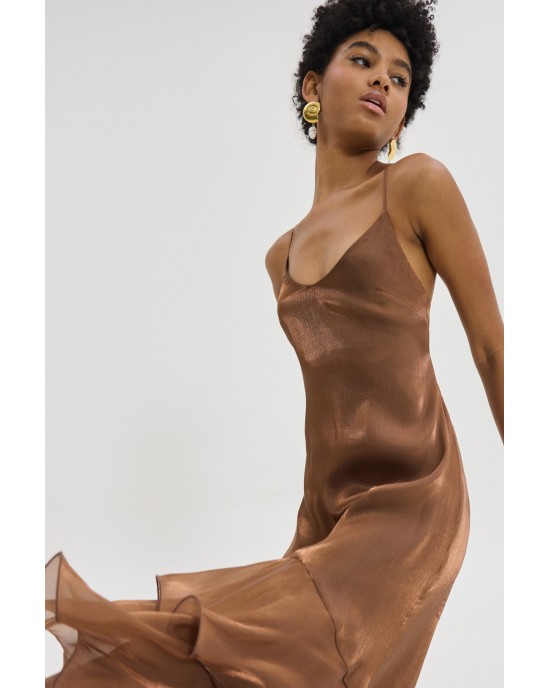Hemithea Olsi Brown Φόρεμα