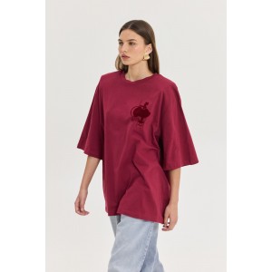Hemithea Sahara T-shirt Bordeaux Μπλούζα