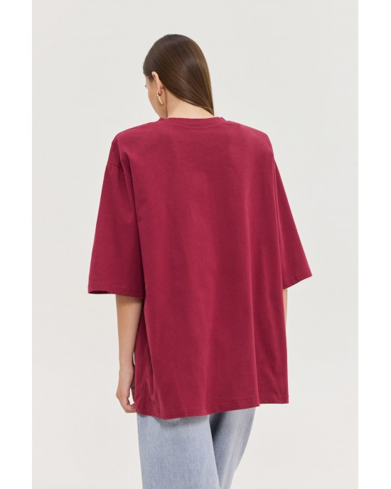 Hemithea Sahara T-shirt Bordeaux Μπλούζα