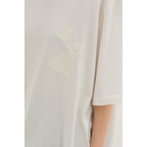 Hemithea Sahara Flower T-shirt Ecru Μπλούζα