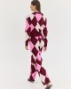 Hemithea Solaris Knitted Bordeaux Παντελόνι