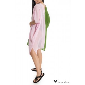 HolyCow Lamu Καφτάνι Πράσινο/Ροζ