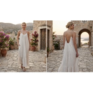 House Of Angels Strass Strap Open Back Φόρεμα