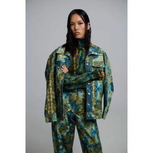 Iraida Bellina Green Denim Τζάκετ Iraida Bellina Green Denim Τζάκετ