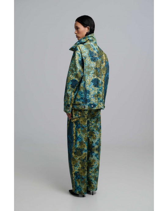 Iraida Bellina Green Denim Τζάκετ Iraida Bellina Green Denim Τζάκετ