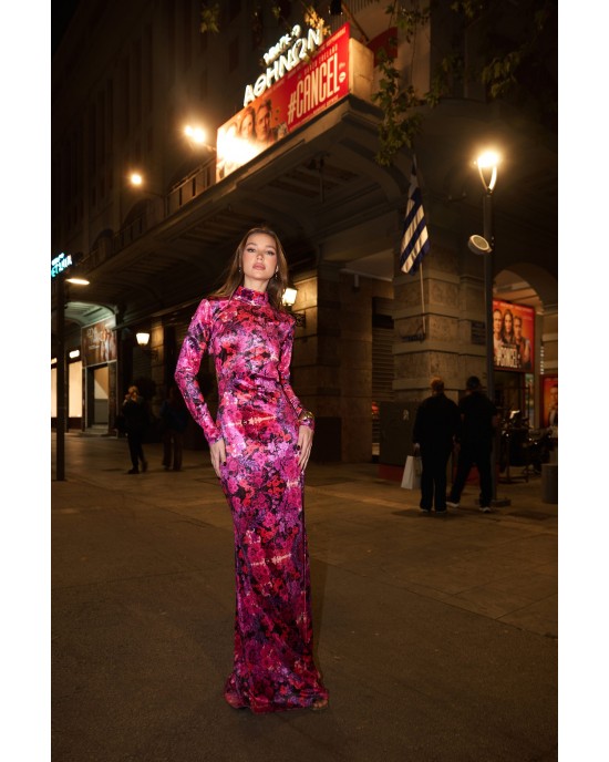 Iraida Daniel Velvet Maxi Φόρεμα