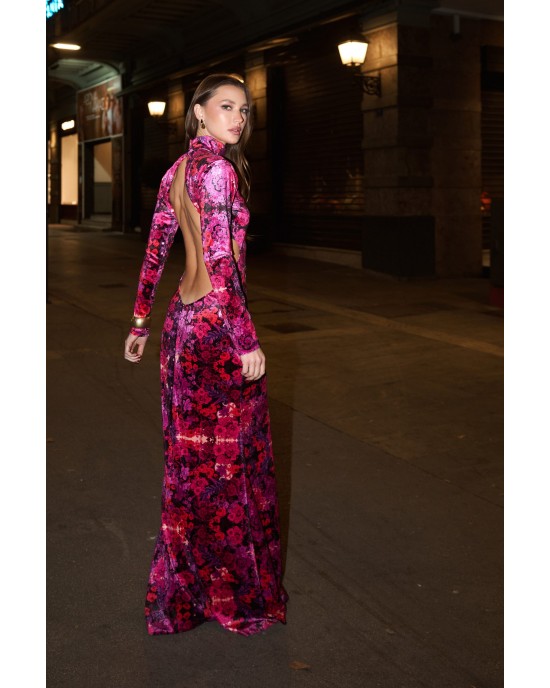 Iraida Daniel Velvet Maxi Φόρεμα