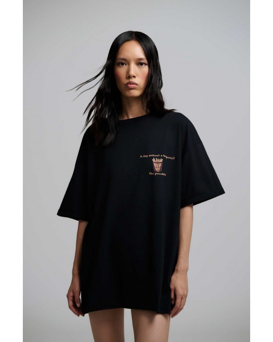 Iraida Danny T-shirt Black Μπλούζα
