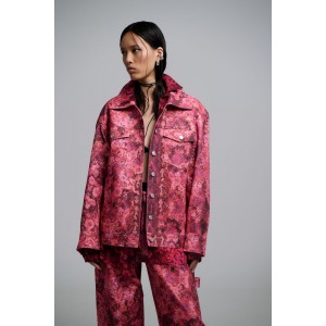 Iraida Evita Fuchsia Denim Τζάκετ