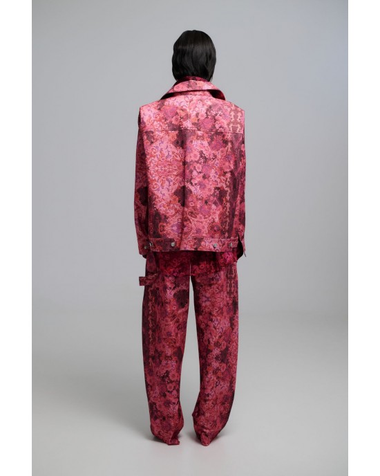 Iraida Evita Fuchsia Denim Τζάκετ Iraida Evita Fuchsia Denim Τζάκετ