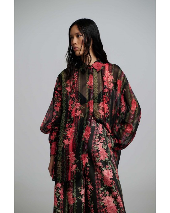 Iraida Denise Black Oversized Πουκάμισο Iraida Denise Black Oversized Πουκάμισο